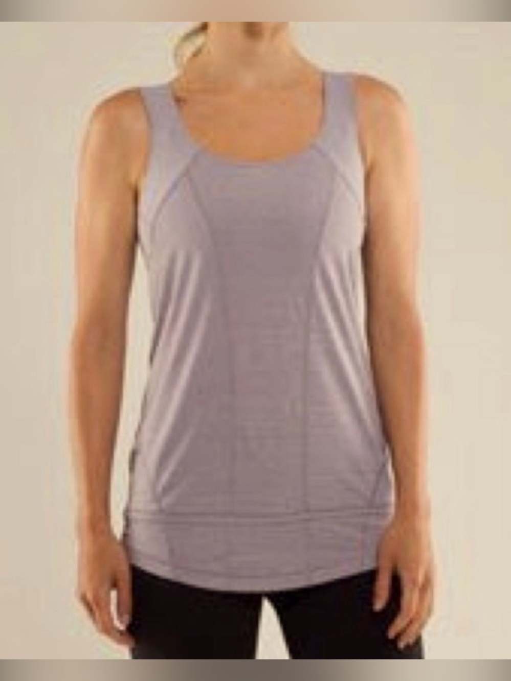 Lululemon Run For Your Life built in bra workout top